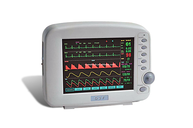 Es un equipo destinado a la visualización simultánea de varios parámetros biológicos del paciente, como por ejemplo: ecg, análisis del segmento st, análisis de arritmias, gasto cardíaco, presión invasiva, presión no invasiva, respiración, saturación de oxígeno en sangre, temperatura, capnografía, otros.